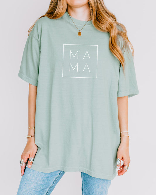 Mama Comfort Colors T Shirt (Square/Boxed)