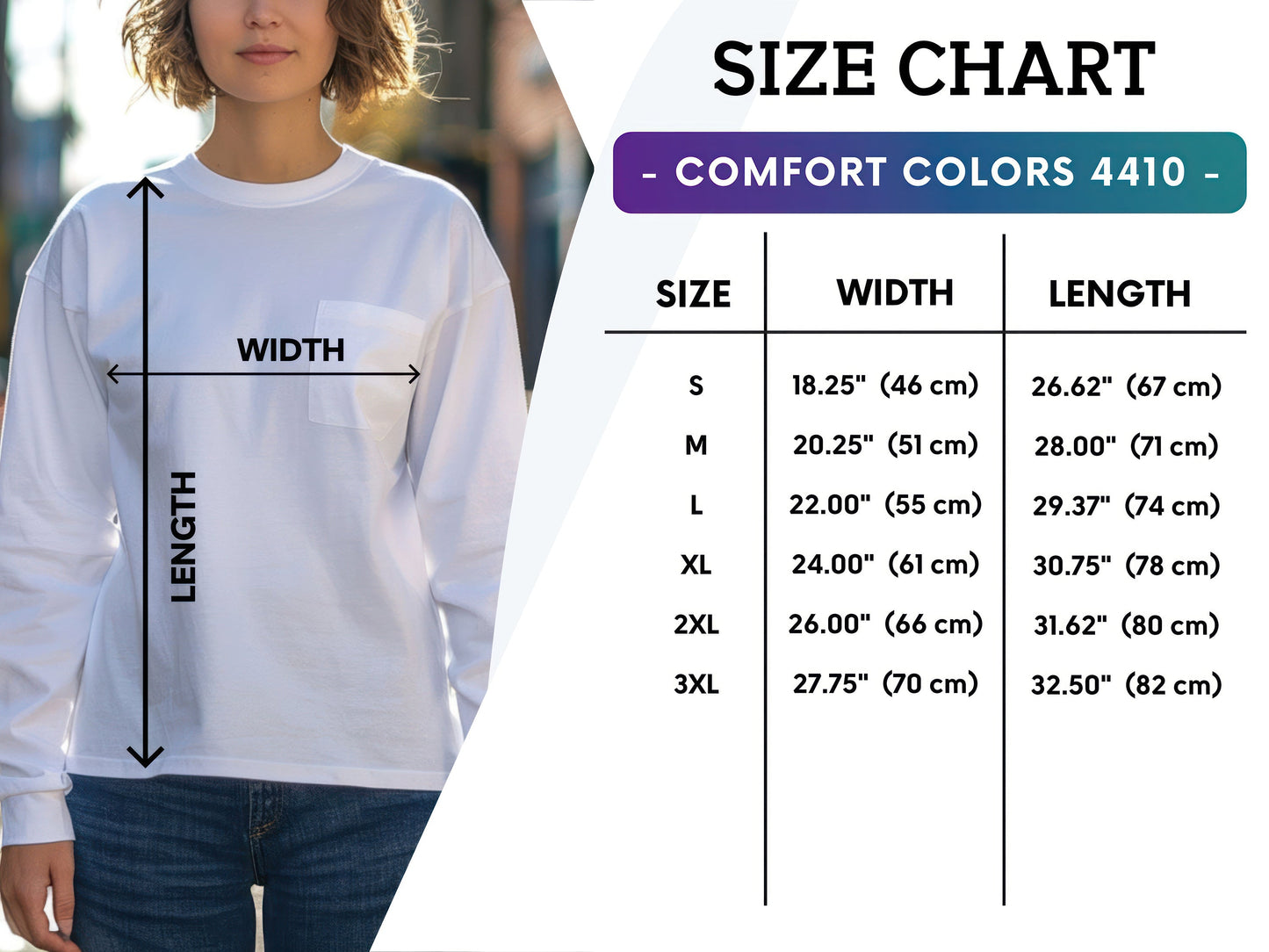 Mama Pocket Comfort Colors Long Sleeve Shirt