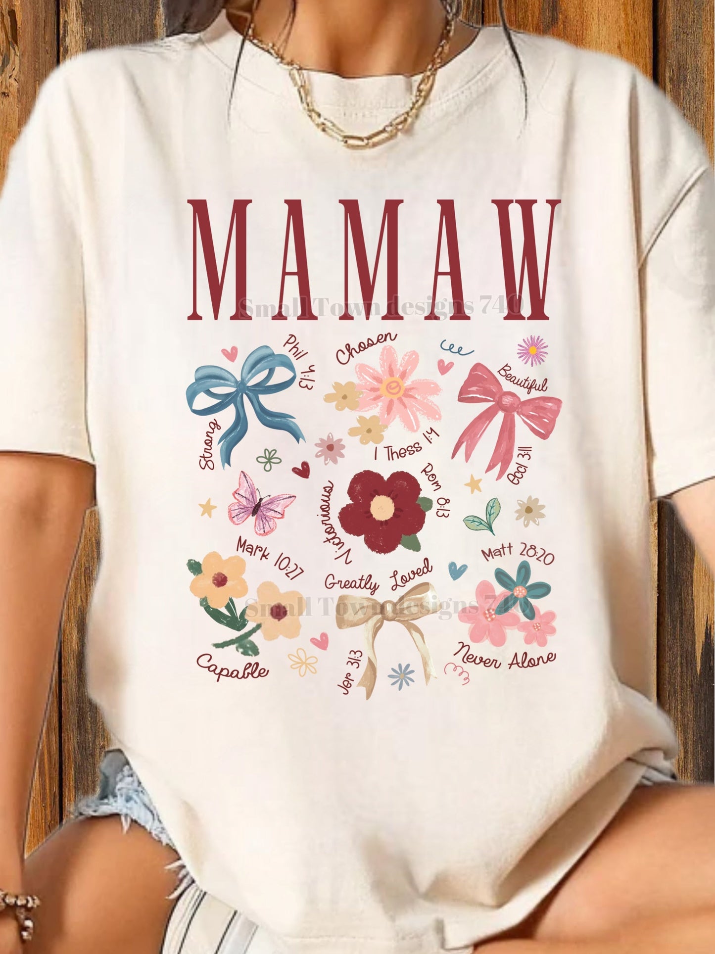 Family inspiration Bible verse Tee