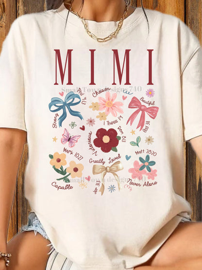 Family inspiration Bible verse Tee