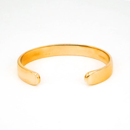 Wide Brass Cuff Bracelet | Kanga