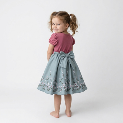 Soft and Breathable Organic Cotton Dress for Girls | Bloom