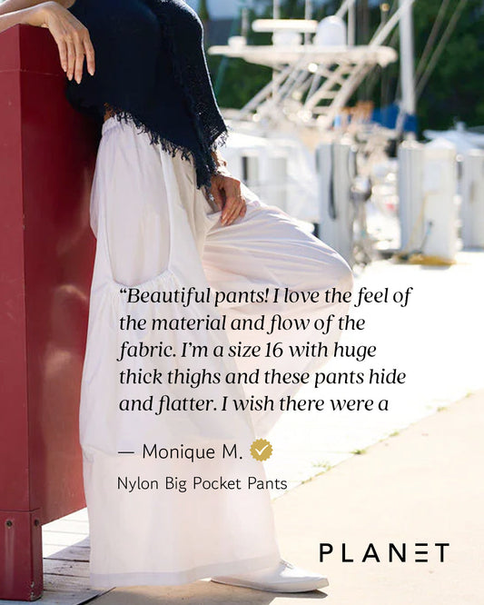 Nylon Big Pocket Pants - Chartreuse