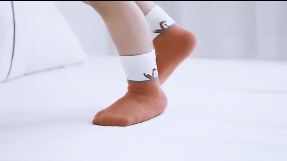 Organic Cotton Fox Socks for Toddlers | 5-Pack Kids’ Fun Socks | Fox