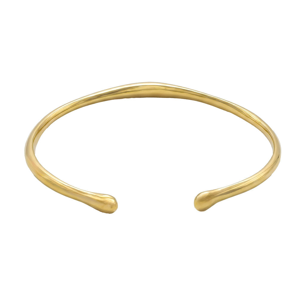 Wide Neck Cuff Brass Choker Necklac | Msala