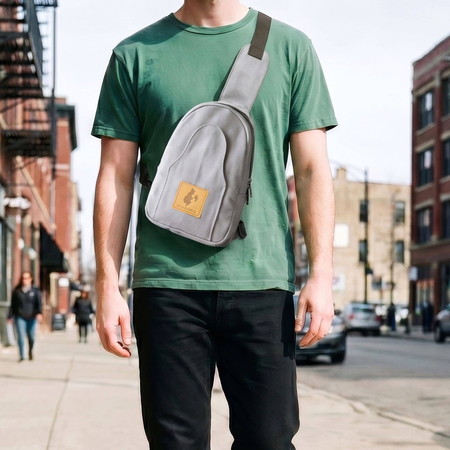 Small Canvas Crossbody Sling Bag for Men & Women | Buru
