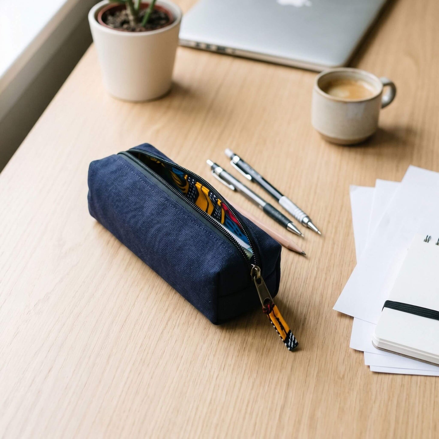Pencil Pouch Zipper Bag – Fair Trade Canvas Pencil Case