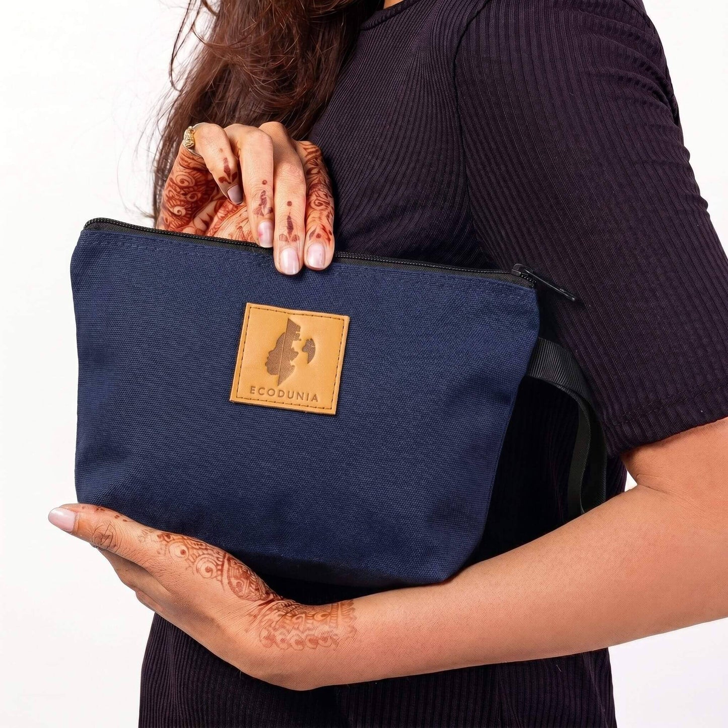 Ren Canvas Makeup Bag – Fair Trade Cosmetic & Toiletry Pouch