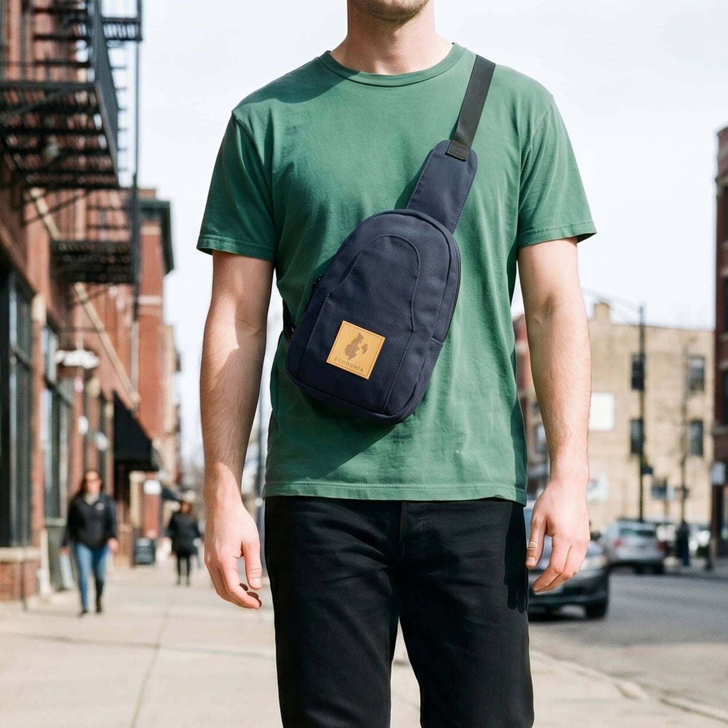 Small Canvas Crossbody Sling Bag for Men & Women | Buru