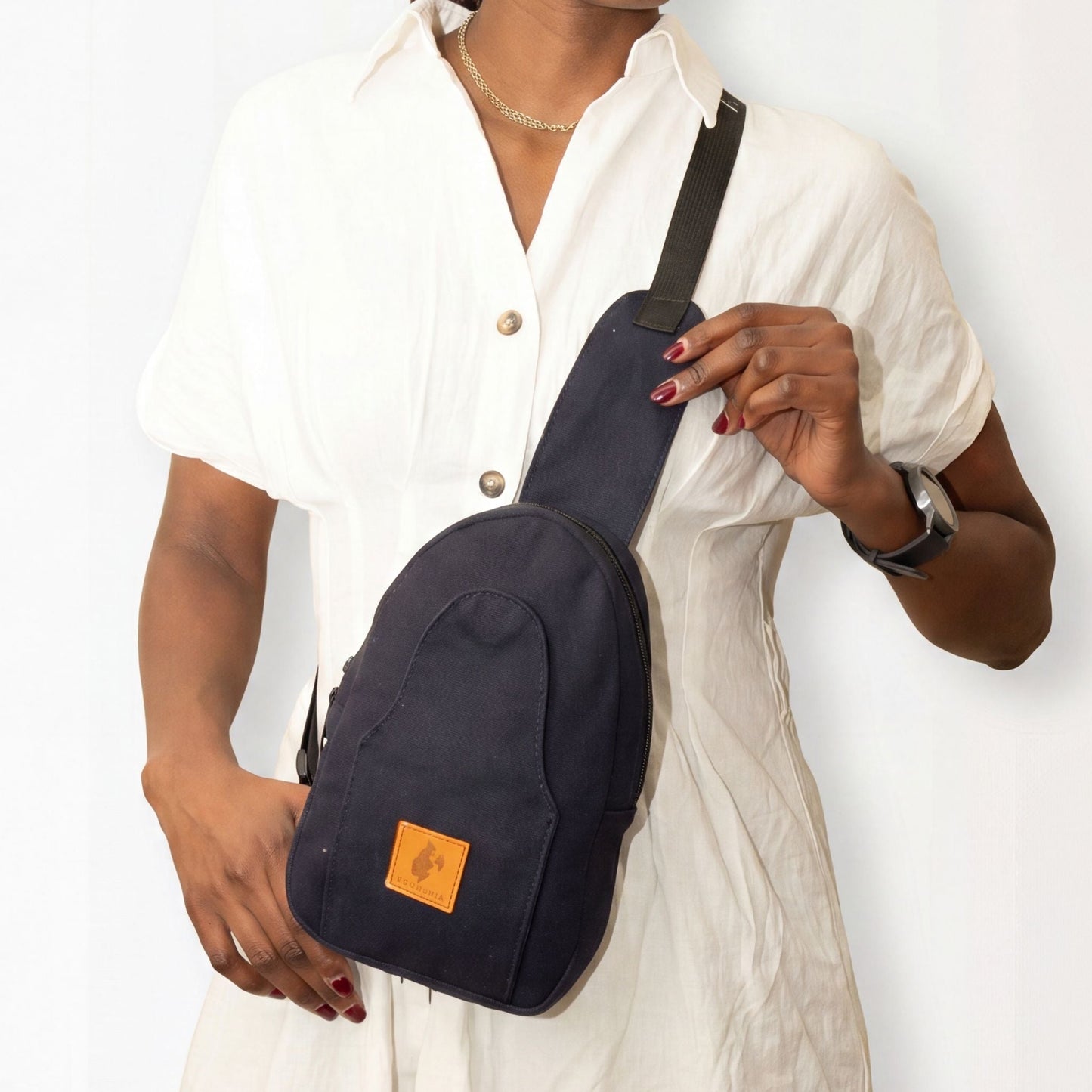 Small Canvas Crossbody Sling Bag for Men & Women | Buru