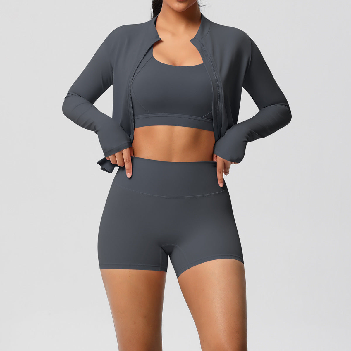 Fitness Sports Wear Three Piece Set