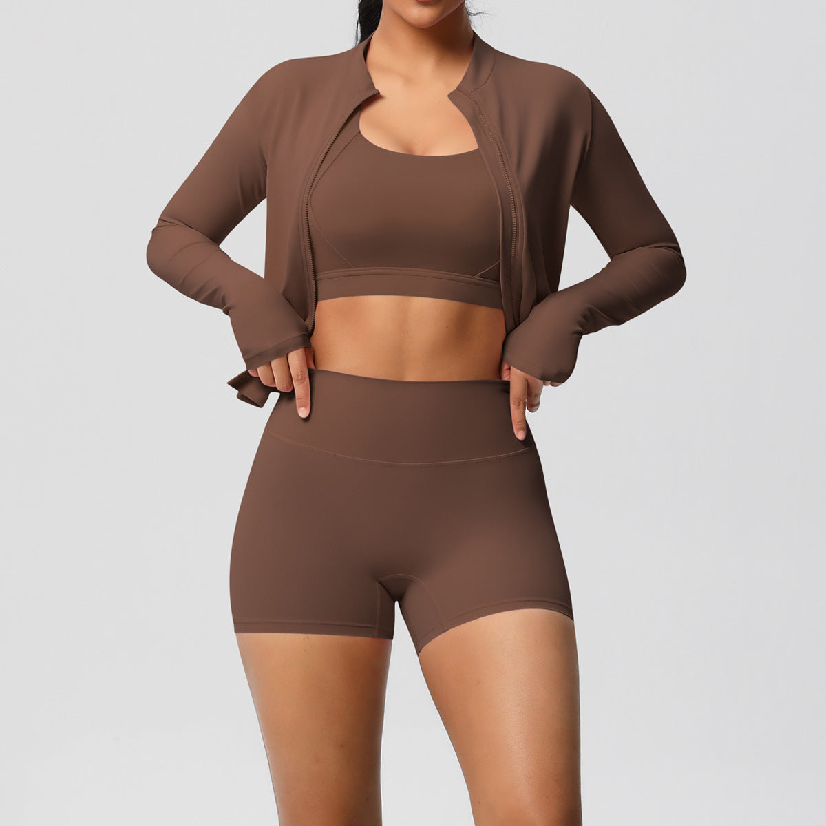 Fitness Sports Wear Three Piece Set