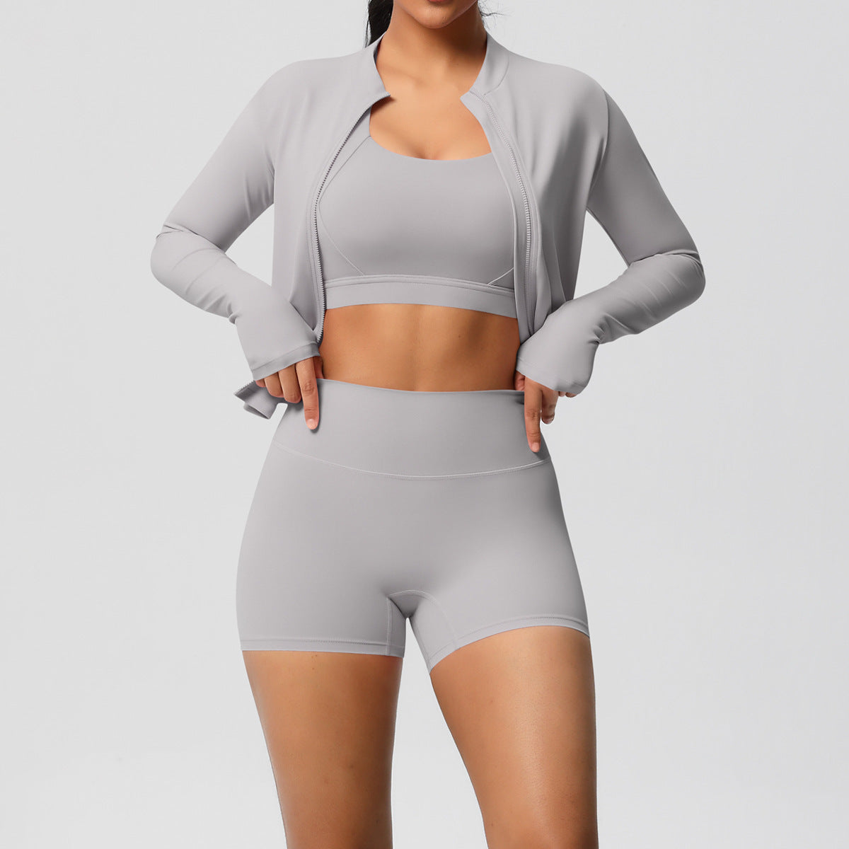Fitness Sports Wear Three Piece Set