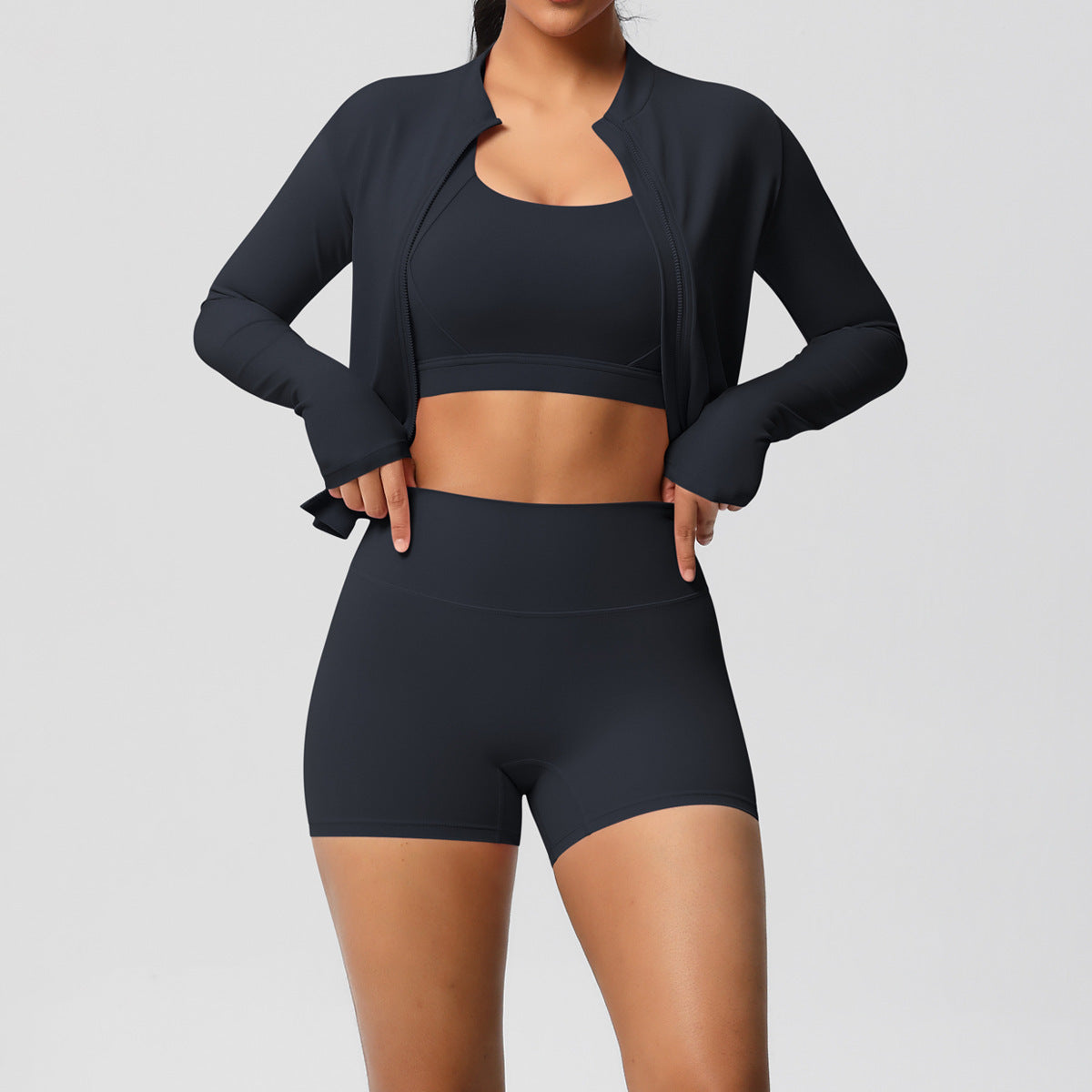 Fitness Sports Wear Three Piece Set