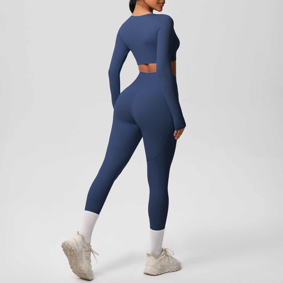 Double Sided Brushed Breathable High Elastic Tight Sports Set