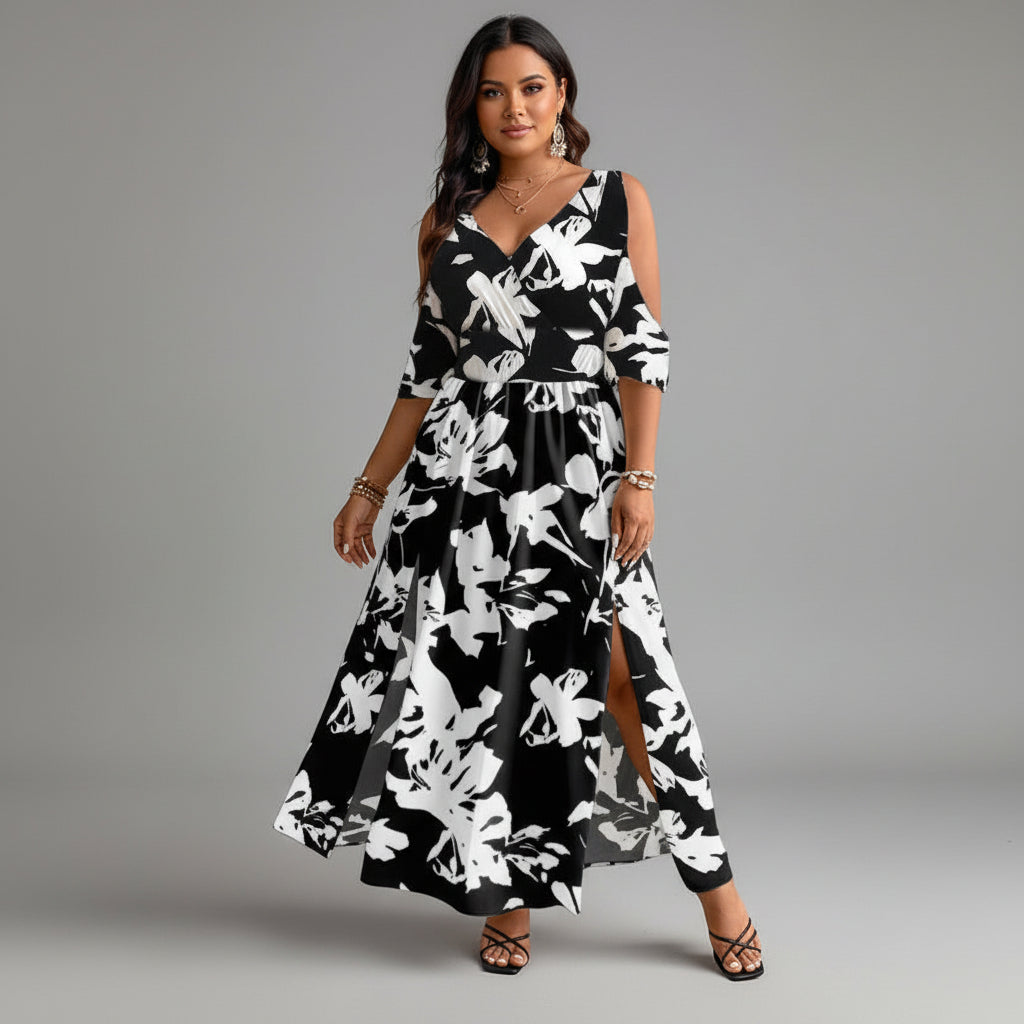 Boho Split Hem Dress