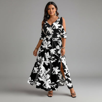 Boho Split Hem Dress