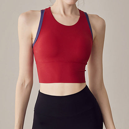 Sports Fitness Vest Push-up Shockproof Top