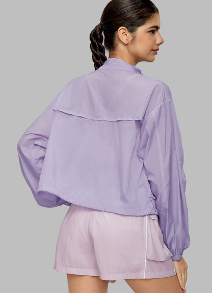 Lightweight Breathable Workout Drawstring Adjustable Jacket