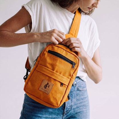 Large Canvas Crossbody Sling Bag for Men & Women | Umoja