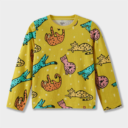 Fast & Furry Cheetah Long Sleeve Tee