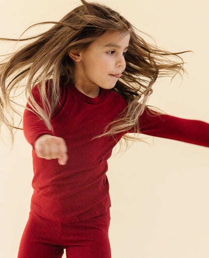 Ultimate Pajama Set in Crimson