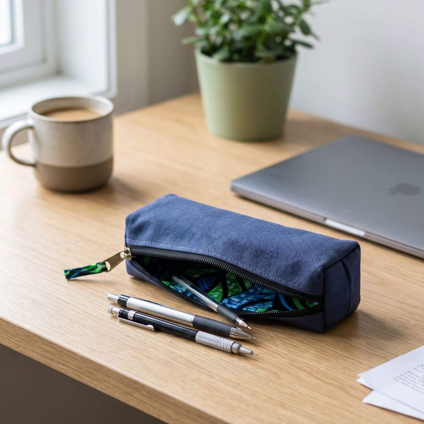 Pencil Pouch Zipper Bag – Fair Trade Canvas Pencil Case