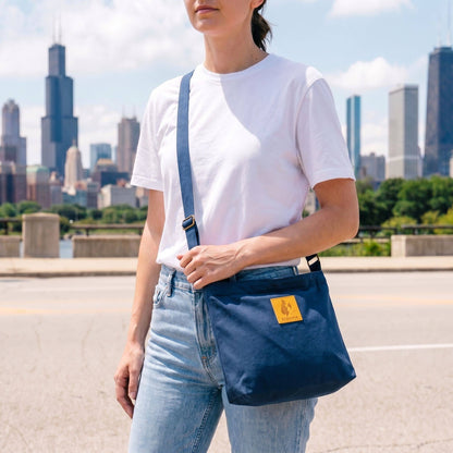 Canvas Mini Crossbody Bag for Men & Women | Amani