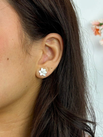 Petite Floral Stud Earrings