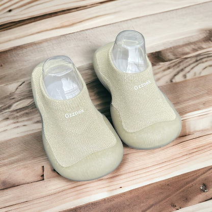 Organic Cotton Barefoot Sock Shoes for Babies & Toddlers – Clear Sole