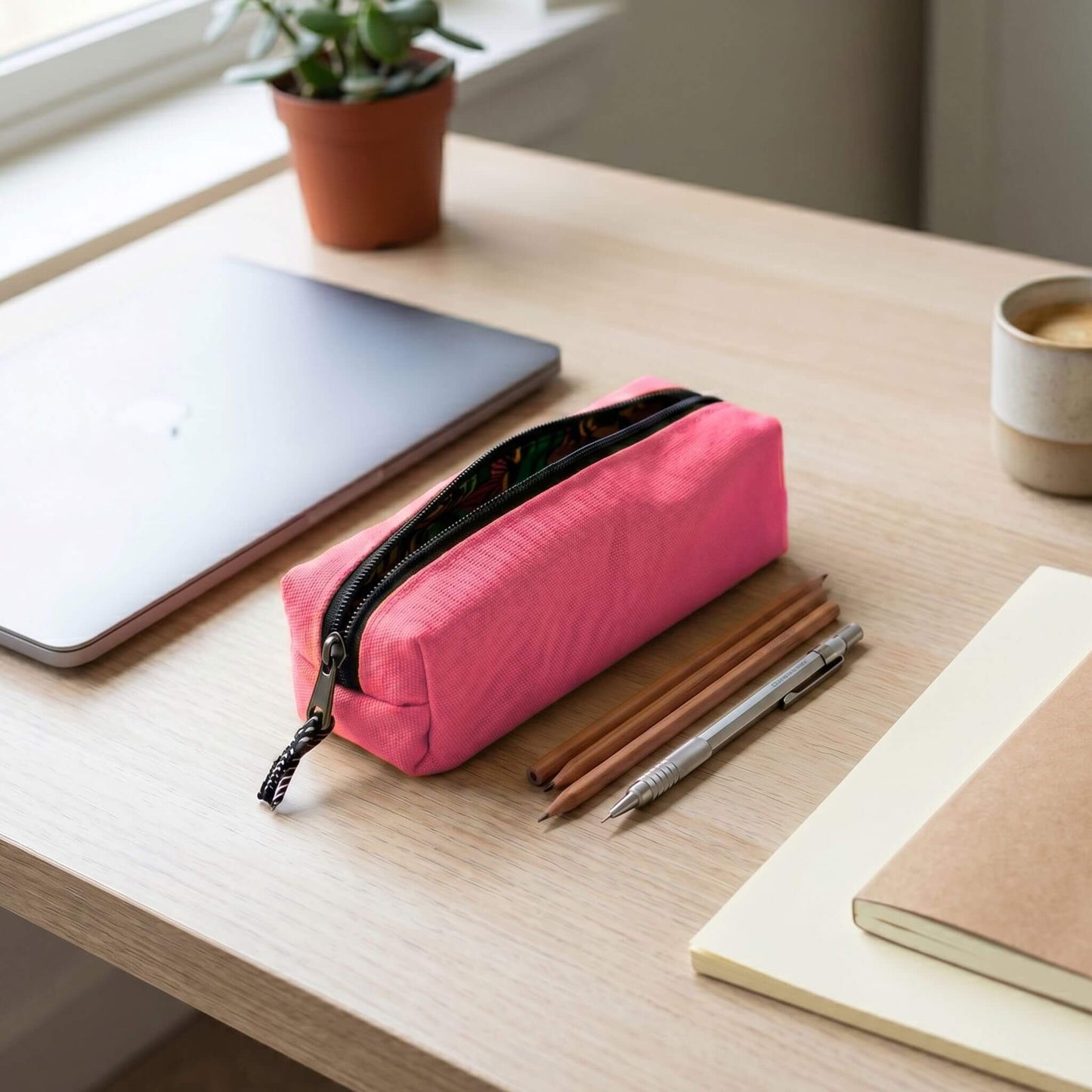 Pencil Pouch Zipper Bag – Fair Trade Canvas Pencil Case
