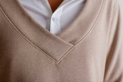 Power Vee 'Sweater' Sweatshirt - Wine