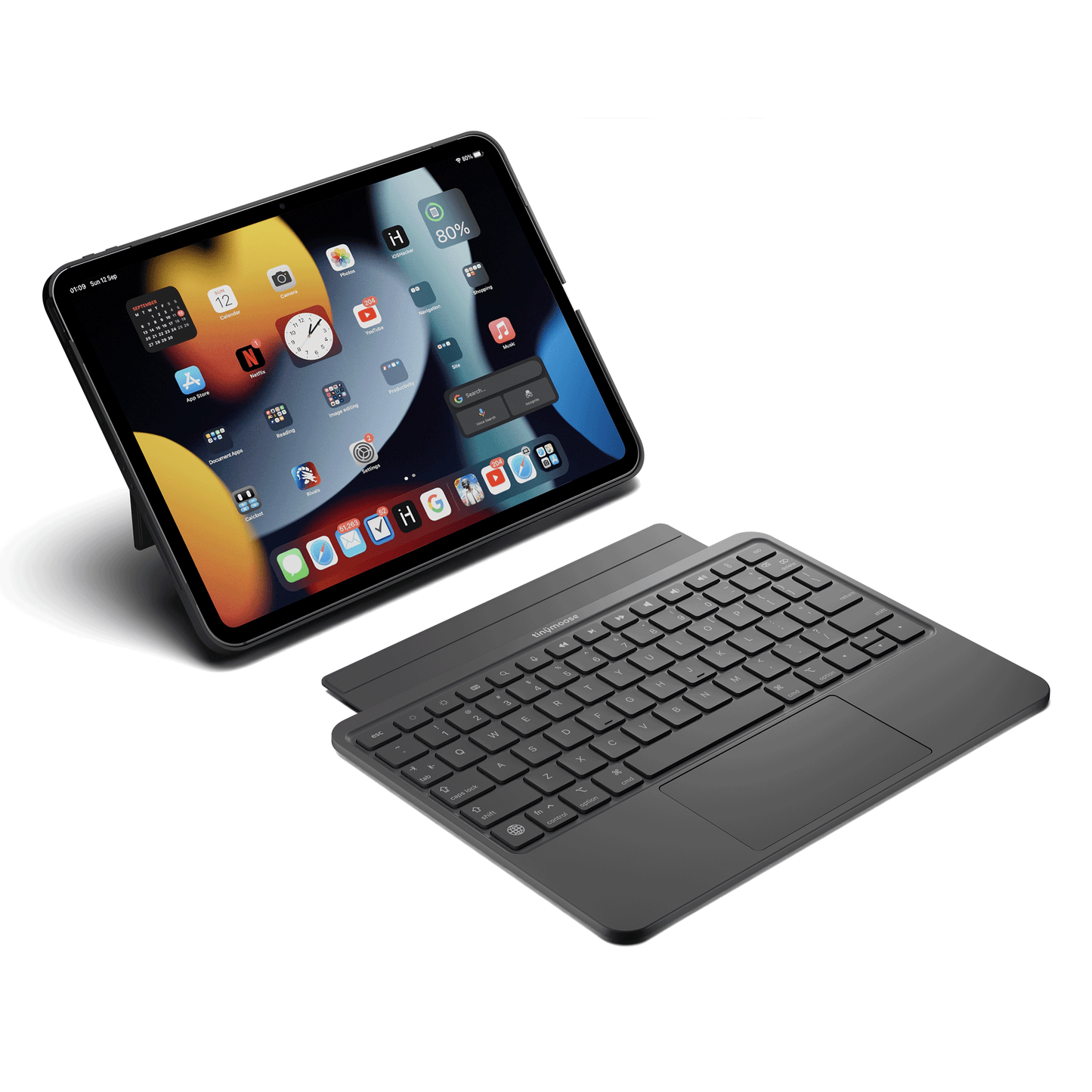 SpacePad iPad Keyboard - Black - (iPad Air 11 (4th–5th Gen) / Pro 11)
