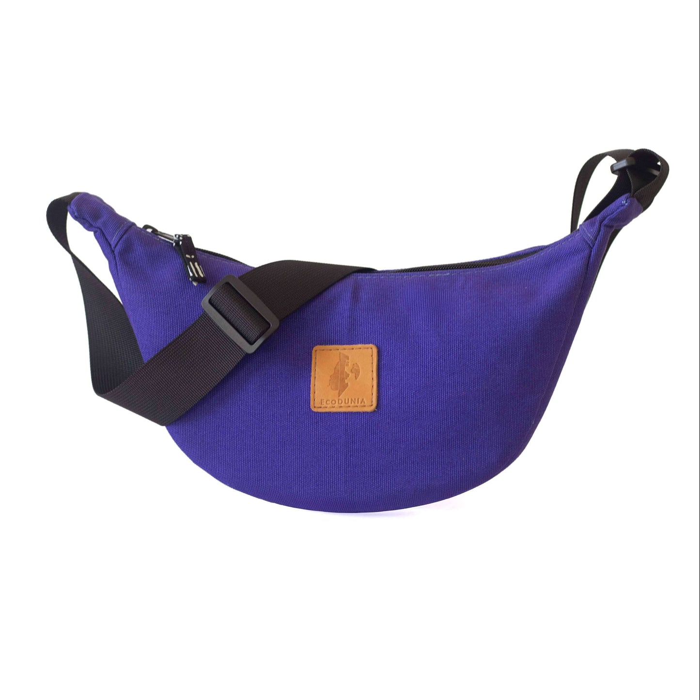 Round Mini Canvas Crossbody Shoulder Bag for Women