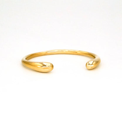 Teardrop Brass Cuff Bracelet | Asali