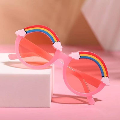 Rainbow Kids Sunglasses – 100% UV 400 Protection Toddler Sun Glasses for Beach & Outdoor Play