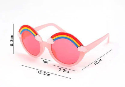 Rainbow Kids Sunglasses – 100% UV 400 Protection Toddler Sun Glasses for Beach & Outdoor Play