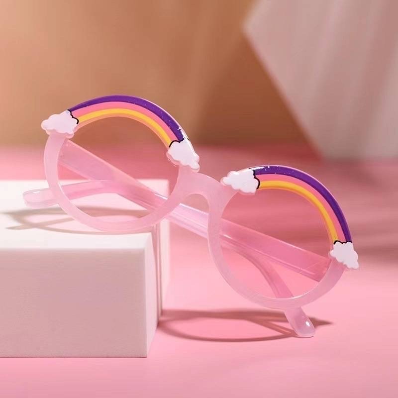 Rainbow Kids Sunglasses – 100% UV 400 Protection Toddler Sun Glasses for Beach & Outdoor Play