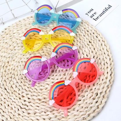 Rainbow Kids Sunglasses – 100% UV 400 Protection Toddler Sun Glasses for Beach & Outdoor Play