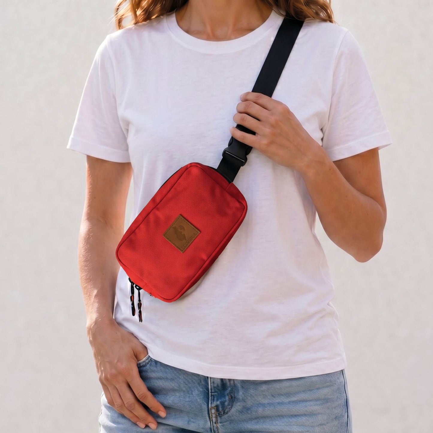 Canvas Crossbody Belt Bag Pouch, The Everywhere Belt Bag 1L