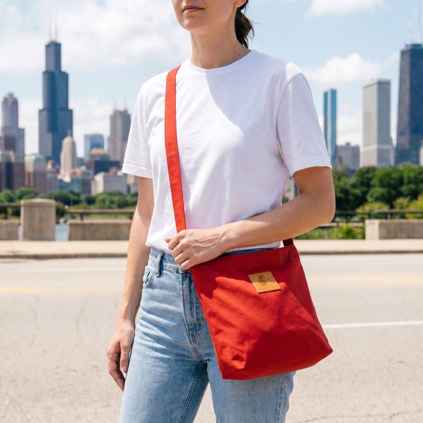 Canvas Mini Crossbody Bag for Men & Women | Amani