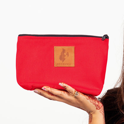 Ren Canvas Makeup Bag – Fair Trade Cosmetic & Toiletry Pouch