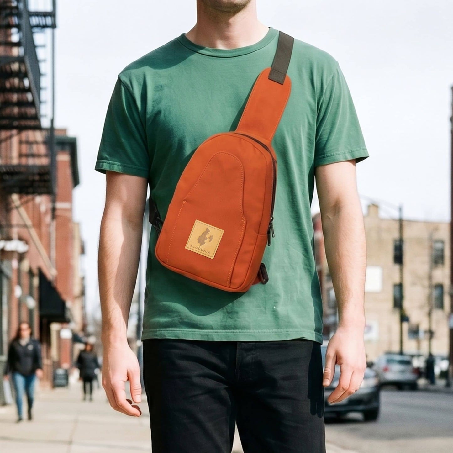 Small Canvas Crossbody Sling Bag for Men & Women | Buru