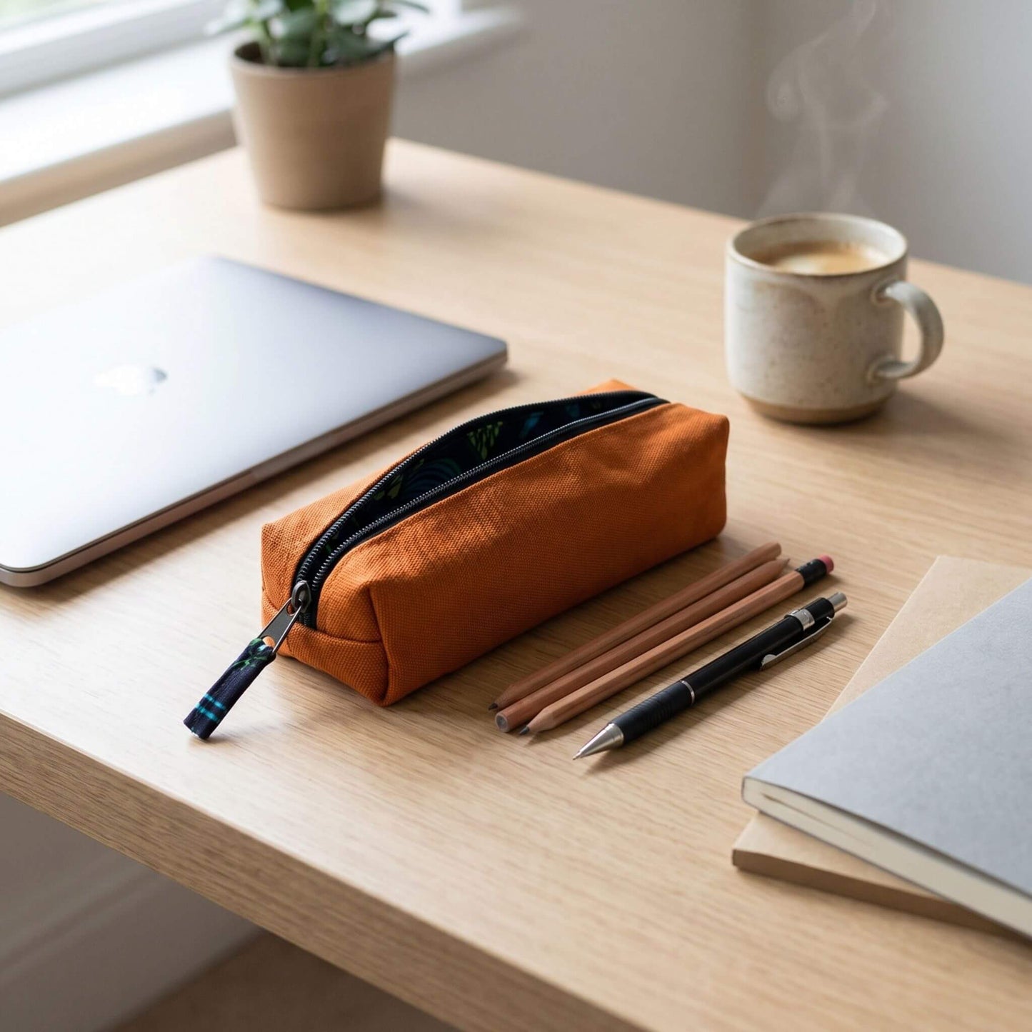 Pencil Pouch Zipper Bag – Fair Trade Canvas Pencil Case