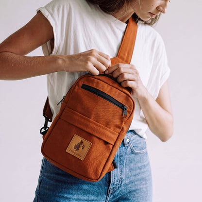Large Canvas Crossbody Sling Bag for Men & Women | Umoja