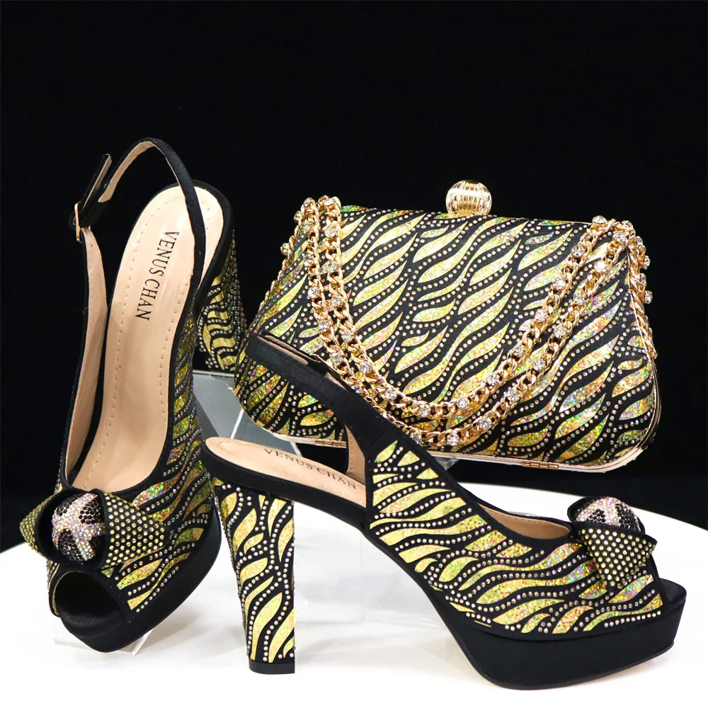 Latest Shoes and Matching Bags Set HJK1-58