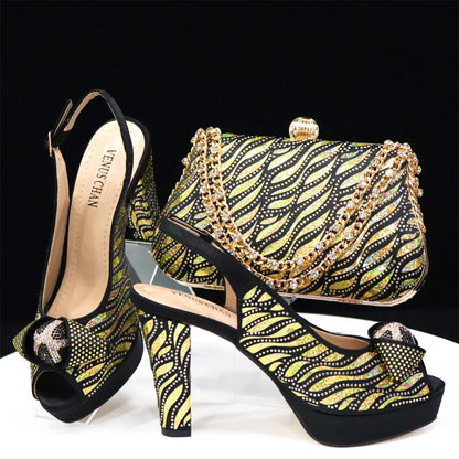 Latest Shoes and Matching Bags Set HJK1-58