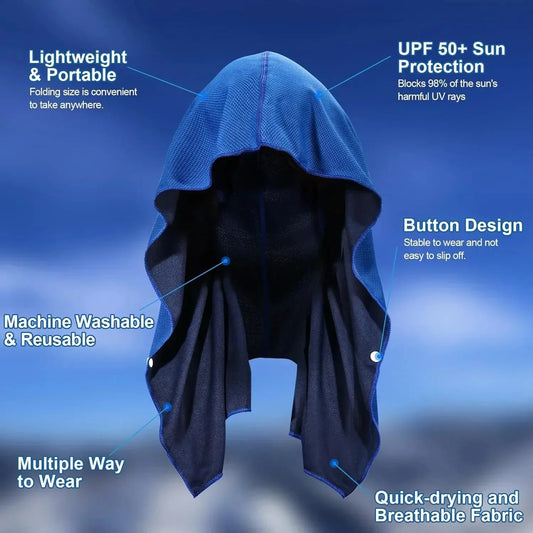 Quick Dry Cooling Hoodie Towel