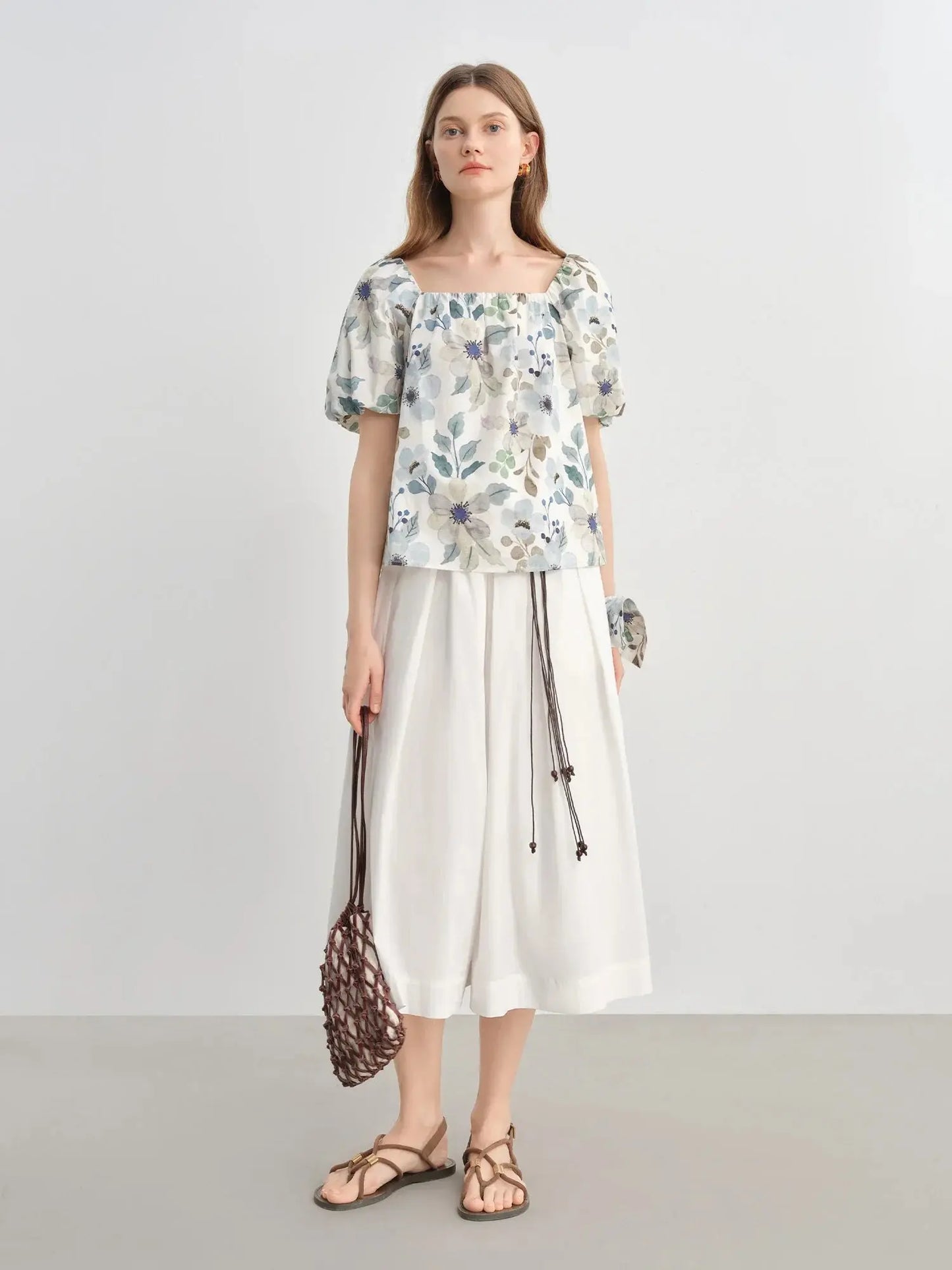 Floral Bud Two-Way Shirt
