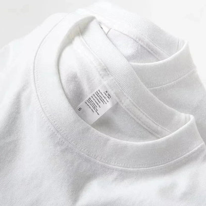 Men's 100% Cotton Solid Crew Neck T-Shirt — Casual Summer Tee